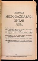 1937 Országos Mezőgazdasági Címtár. V. kötet. (Tiszántúl.) Szerk.: Vitéz Czeglédy Béla, Dr. Gesztely...