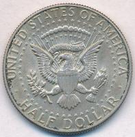 Amerikai Egyesült Államok 1964. 1/2$ Ag "Kennedy" T:2 patina 
USA 1964. 1/2 Dollar Ag &qu...