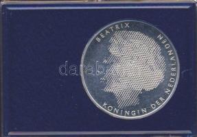 Hollandia 1988. 50G Ag "William & Mary" T:BU Eredeti dísztokban, tanúsítvánnyal!