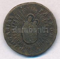 1763. Rézdénár "Mária Terézia / zárt korona" T:2- Huszár: 1756., Unger III.: 1278