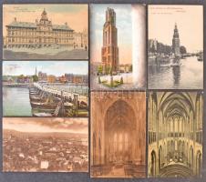 Egy utazás emlékei: 88 db múlt század eleji holland és belga képeslap / 88 pre-war Belgum and Netherlands