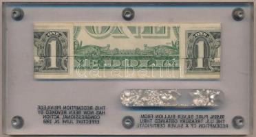 Amerikai Egyesült Államok 1963-1965. (1957B) 1$ "Silver Certificate - kisméretű", kék pecs...