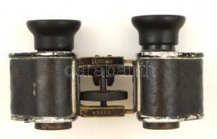 cca 1920 C. P. Goerz Berlin Trieder Binocle (3×) távcső, kopott / Antique German binocular C P Goerz...