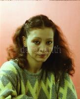 cca 1972 Magyar színészek galériája, 13 db szabadon felhasználható, vintage, portré negatív, 13 magy...