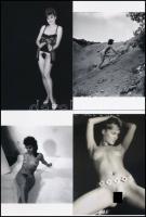 cca 1975 Minden örömök forrása, 13 db vintage negatívról készült mai nagyítás, 15x10 cm / 13 erotic photos, 15x10 cm