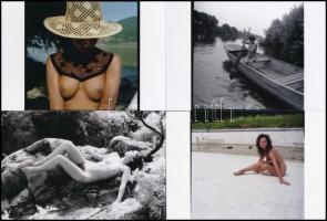 cca 1980 Esztétikai élmények, 33 db vintage negatívról készült mai nagyítás, 15x10 cm / 33 erotic ph...