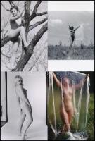 cca 1980 Esztétikai élmények, 33 db vintage negatívról készült mai nagyítás, 15x10 cm / 33 erotic ph...