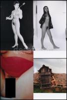 cca 1980 Esztétikai élmények, 33 db vintage negatívról készült mai nagyítás, 15x10 cm / 33 erotic ph...