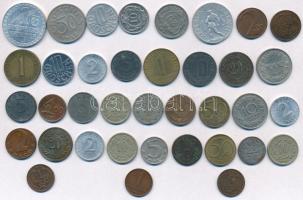 Ausztria 1894-1957. 37db-os fémpénz tétel T:2-3 Austria 1894-1957. 37pcs of coins C:XF-F