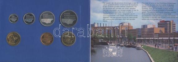 Hollandia 1988. 5c-5G 6klf db forgalmi sor + "Gröningen" zseton díszszettben T:BU