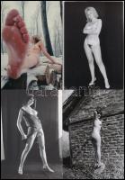 cca 1974 Ruha nélkül szebb az élet, szolidan erotikus fényképek, 66 db vintage negatívról készült ma...