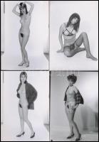 cca 1974 Ruha nélkül szebb az élet, szolidan erotikus fényképek, 66 db vintage negatívról készült ma...