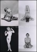 cca 1974 Ruha nélkül szebb az élet, szolidan erotikus fényképek, 66 db vintage negatívról készült ma...