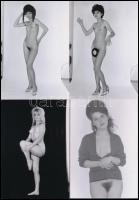 cca 1974 Ruha nélkül szebb az élet, szolidan erotikus fényképek, 66 db vintage negatívról készült ma...