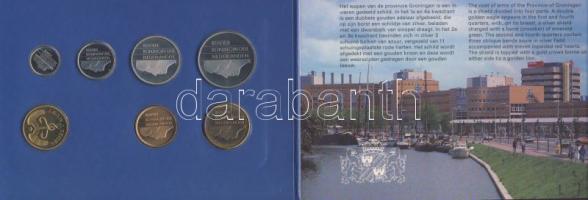 Hollandia 1988. 5c-5G 6klf db forgalmi sor + "Gröningen" zseton díszszettben T:BU