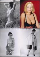 cca 1978 Szolidan erotikus fényképek maxi tétele, 77 db vintage negatívról készült mai nagyítás, 9x1...