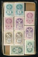 1965 10 db illetékbélyeg bündli (7.500)
