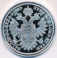 DN "Magyar tallérok utánveretben - Ferenc József ifjúkori tallérja 1853" Ag emlékérem tanú...