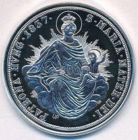 DN "Magyar tallérok utánveretben - V. Ferdinánd tallérja 1837" Ag emlékérem tanúsítvánnyal...