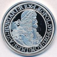 DN "Magyar tallérok utánveretben - I. Lipót tallér 1687" Ag emlékérem tanúsítvánnyal (20g/0.999/25mm) T:PP fo.