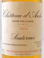 2004 Château d'Arche fehérbor, bontatlan, 0,75 l
