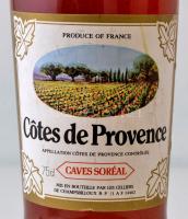 Côtes de Provence caves soréal rosé, bontatlan, 0,75 l