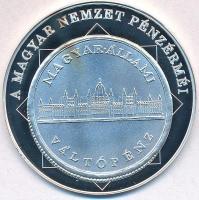 DN "A magyar nemzet pénzérméi - Az utolsó pengő 1944-1946" Ag emlékérem (10,37g/0.999/35mm...