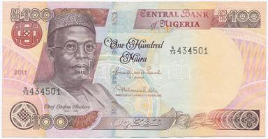 Nigéria 2011. 100N T:I,I- Nigeria 2011. 100 Naira C:UNC,AU