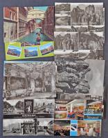 50 db MODERN európai városképes lap, néhány motívumlap / 50 MODERN European town-view postcards, few motive cards