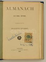 1895 Almanach az 1895. évre. Összeáll.: Irányi Dezső. Szeged, 1895, Endrényi Imre. 6 kr naptárbélyeg...