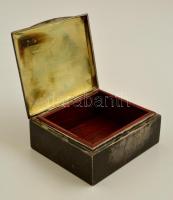 1936 Ezüst (Ag.) emlékdoboz, "A magyar királyi 8. honvéd gyalogezred karpaszományos iskola II. ...