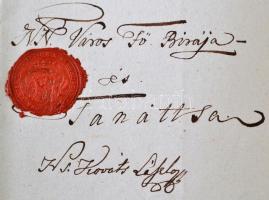 1836 Kiskunszabadszállás város szerződése helyi kocsma és földek bérletéről . A városi elöljárók alá...