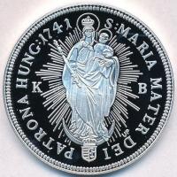DN "Magyar tallérok utánveretben - Mária Terézia tallérja 1741" Ag emlékérem tanúsítvánnya...