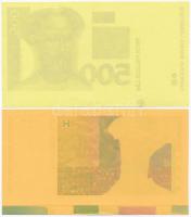 Horvátország 1993 (1994). 5K előlapi színpróba + 50K előlapi színpróba + 200K előlapi és hátlapi szí...