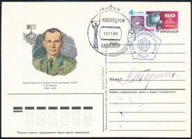 Valentyina Tyereskova (1937- ) szovjet űrhajós aláírása levelezőlapon /  Signature of Valentina Tereshkova (1937- ) Soviet astronaut on postcard