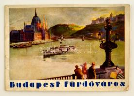 Budapest-Fürdőváros, reklám prospektus, tűzött papírkötésben, 40 p.