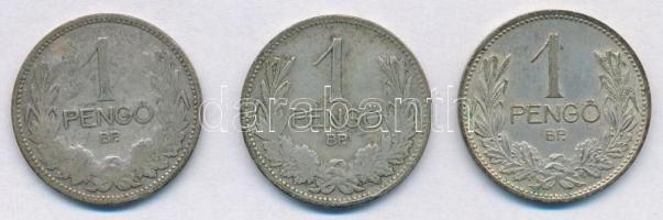 1926-1939. 1P Ag (3xklf) T:2,2- Adamo P6