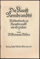 B. Momme Nissen: Die Kunst Rembrandt. Bilderbuch zu Rembrand als Erzieher. München,é.n. , Josef Müll...