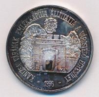 1996. "Nagykanizsa-A honfoglalás emlékére" ezüstözött fém emlékérem (42,5mm) T:1(PP) patin...