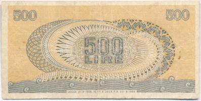 Olaszország 1966. 500L T:III
Italy 1966. 500 Lire C:F
Krause 93