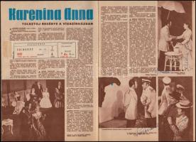 1964 Bitskey Tibor (1929-2015) (2x), Páger Antal (1899-1986) színészek, Ruttkai Éva (1927-1986) (3x)...