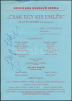 Vegyes aláírás tétel, 3 db: 1971-2003 Fényes Szabolcs (1912-1986) zeneszerő, Zelk Zoltán (1906-1980)...