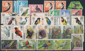 1962-2004 39 db Madár motívumú bélyeg, 1962-2004 39 Bird stamps