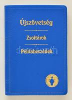 Újszövetség - Zsoltárok - Példabeszédek. Bp., 1998, Magyarországi Gedeon Társaság. Műbőr kötésben, jó állapotban.