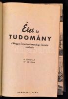 1948 Élet és tudomány III. évfolyam 1-52. szám, két kötetbe kötve. Kissé kopottas félvászon-kötés, b...