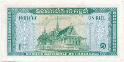 Kambodzsa 1970. 1R T:I-,II fo.
Cambodia 1970. 1 Riel C:AU,XF spotted
Krause 4