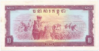 Kambodzsa / Vörös Khmer kiadás 1975. 10R T:I-
Cambodia / Khmer Rouge Issue 1975. 10 Riels C:AU
Kra...