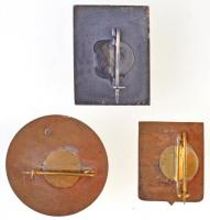 ~1970-1980. "Zalaegerszeg" 3xklf jelvény T:2