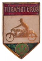 DN "Túramotoros" zománcozott fém jelvény (20,5x14mm) T:2
