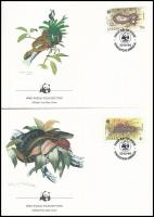 WWF: Boa set on 4 FDC WWF: Boa sor 4 db FDC-n